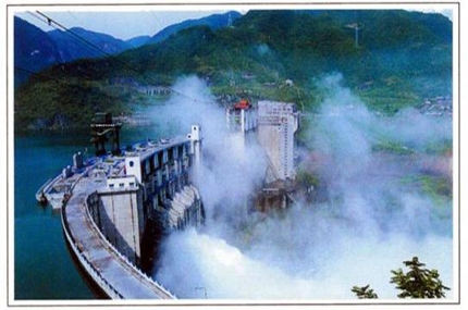 大渡河道域长河坝水电站