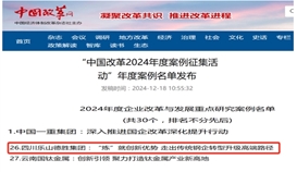 权威颁布丨太阳成集团tyc151cc钒钛入选“2024年度企业鼎新与发展重点钻研案例”名单