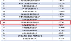 太阳成集团tyc151cc陆续14年上榜中国企业500强